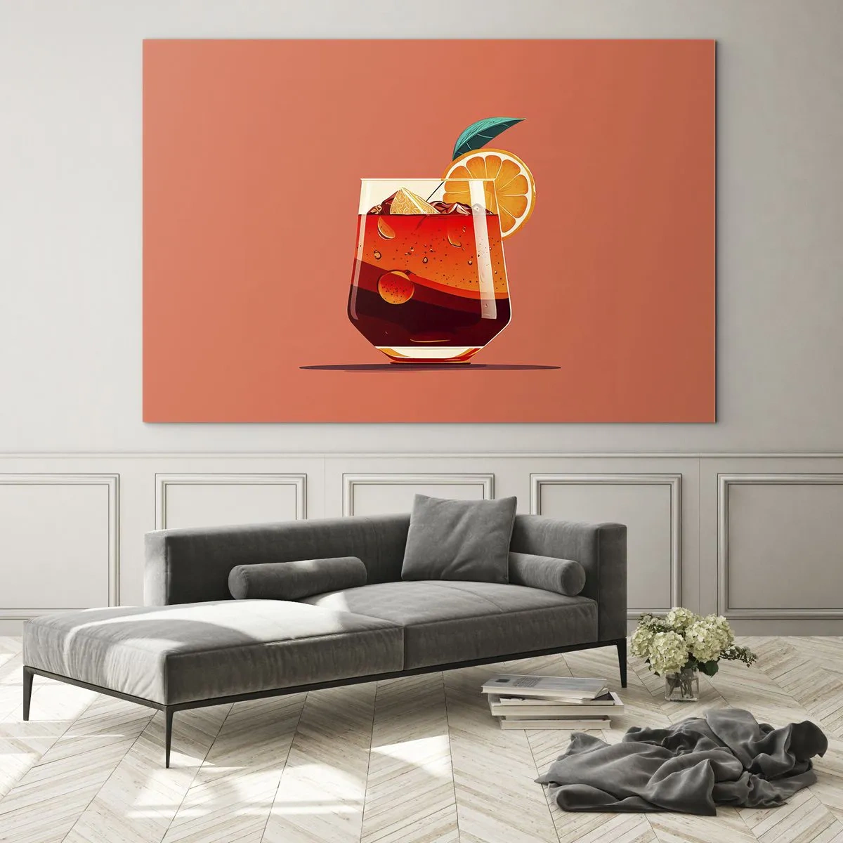 Tablou pe sticlă - Răcoare de vară - 120x80 cm