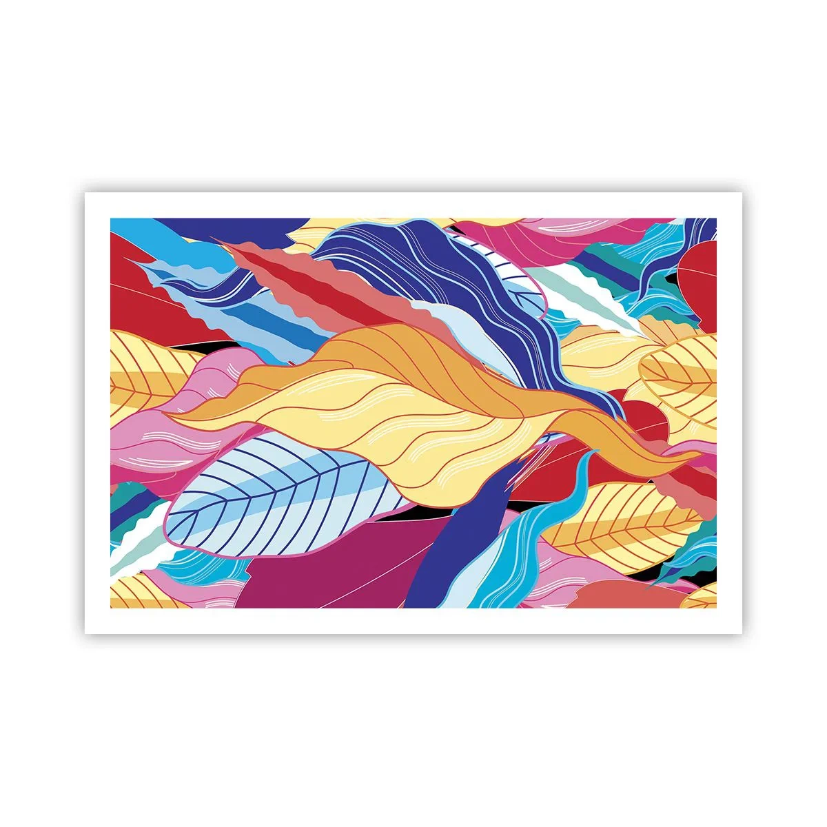 Poster - O dezordine colorată - 91x61 cm