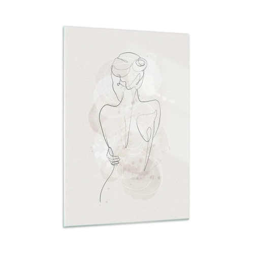 Tablou pe sticlă - Ca un instrument sensibil - 50x70 cm