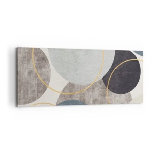 Tablou pe pânză - Roată cu roată - 100x40 cm