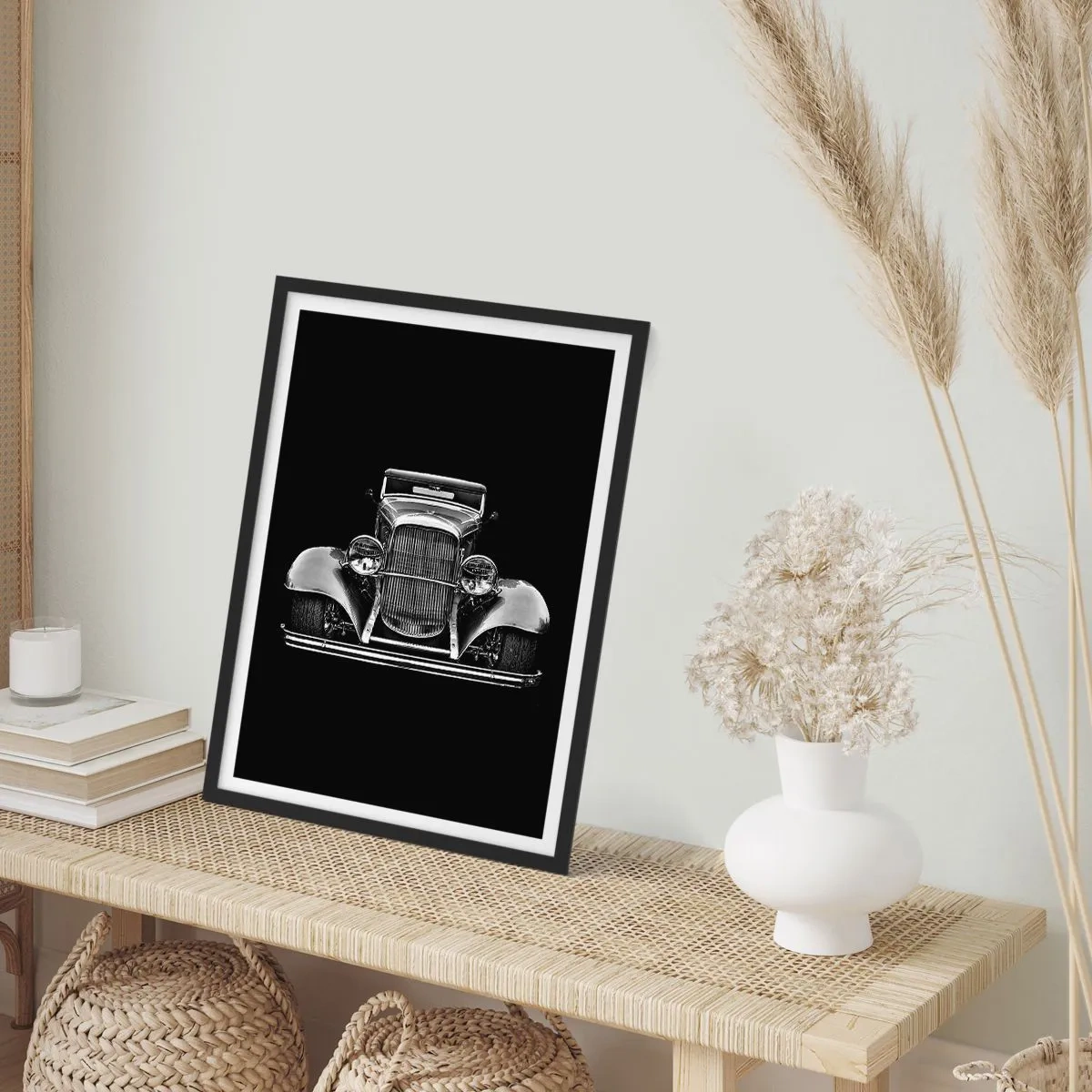 Poster în ramă neagră - Un adevărat gentleman - 30x40 cm