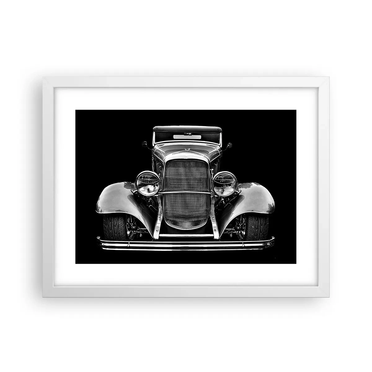 Poster în ramă albă - Un adevărat gentleman - 40x30 cm