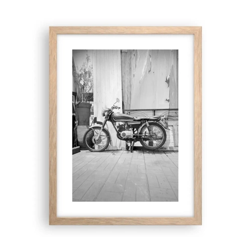 Poster în ramă de stejar deschis - Clasicul înainte de toate - 30x40 cm