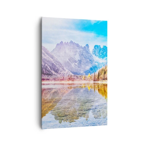 Tablou pe pânză - Iar în munți începe toamna - 80x120 cm