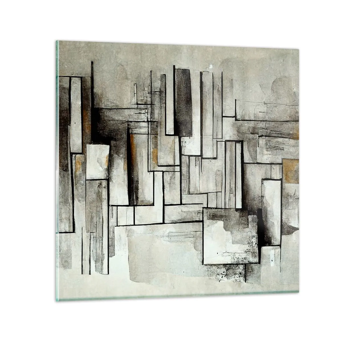 Tablou pe sticlă - Puterea simplității - 40x40 cm