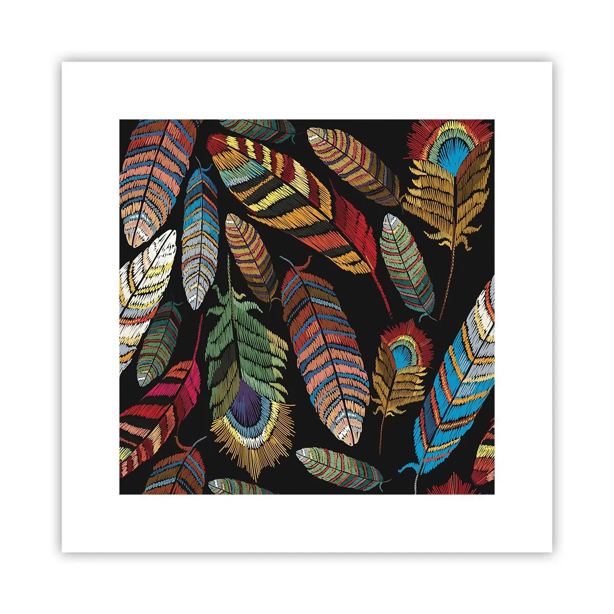 Poster - Carnavalul păsărilor - 30x30 cm