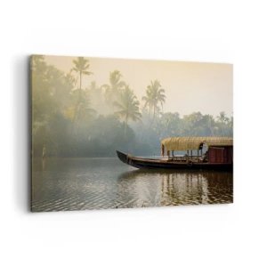 Tablou pe pânză - Casă pe râu - 120x80 cm