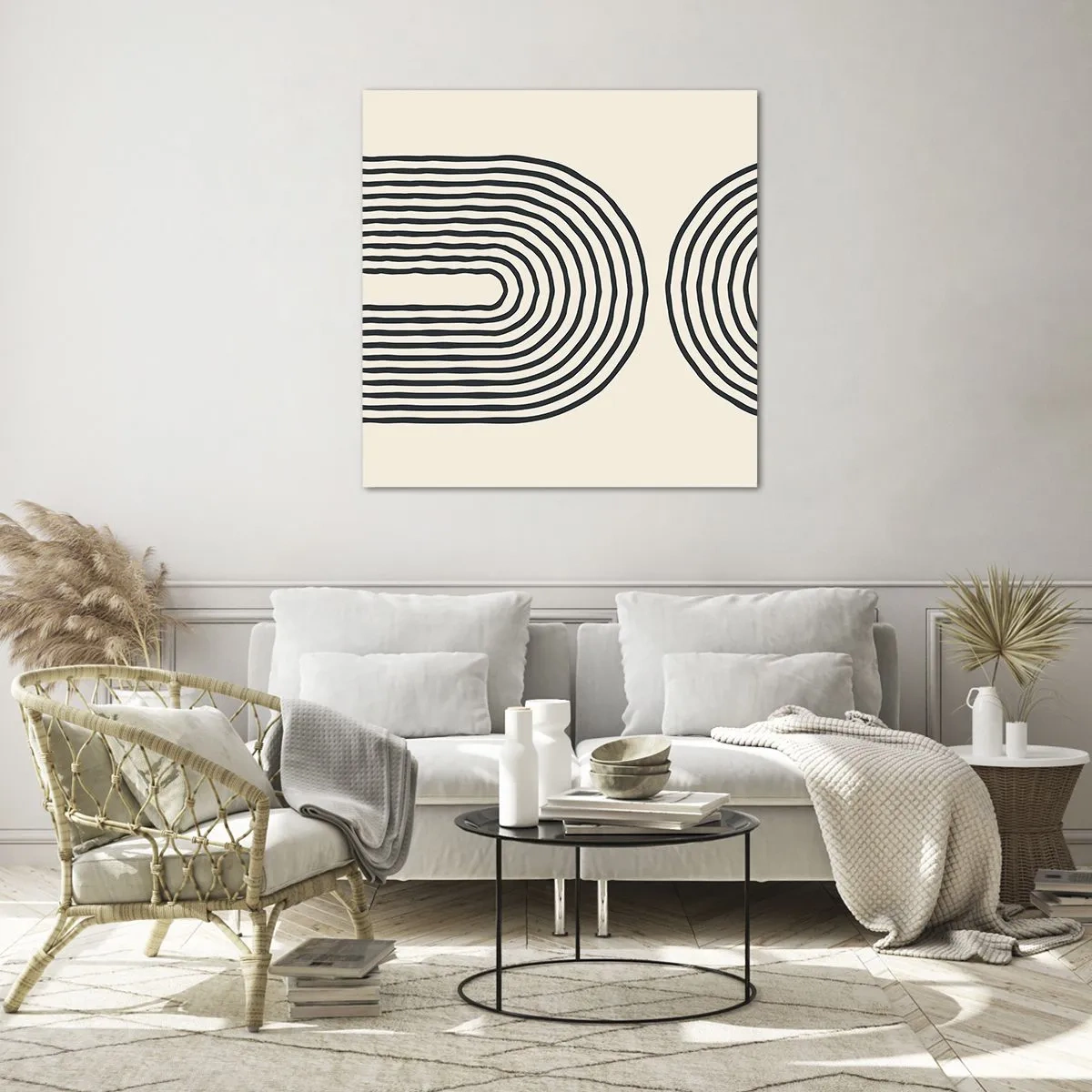 Tablou pe sticlă - În curând... - 60x60 cm