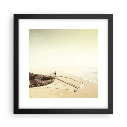 Poster în ramă neagră - O amintire din Mările Sudului - 30x30 cm