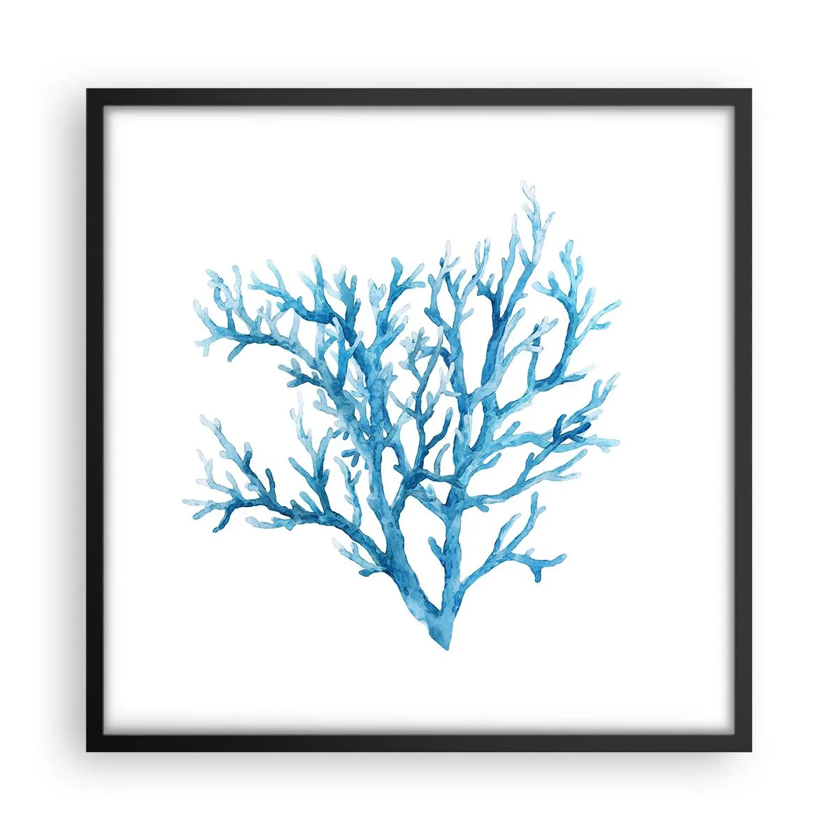 Poster în ramă neagră - Filigranul marin - 50x50 cm