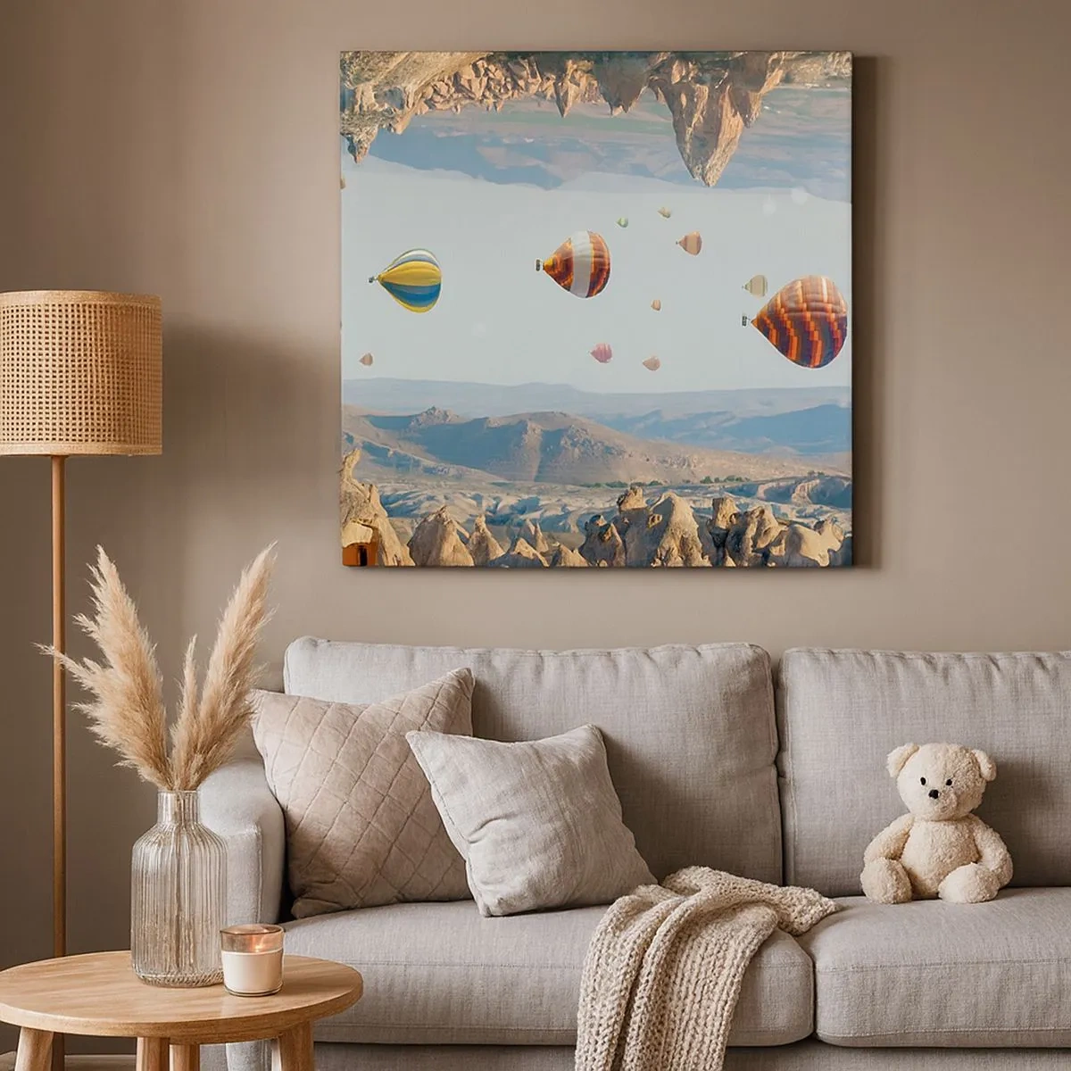 Tablou pe pânză - Orice este posibil aici - 30x30 cm