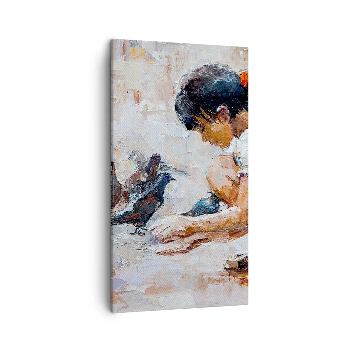 Tablou pe pânză - Cei mici și cei mai cuminți - 45x80 cm