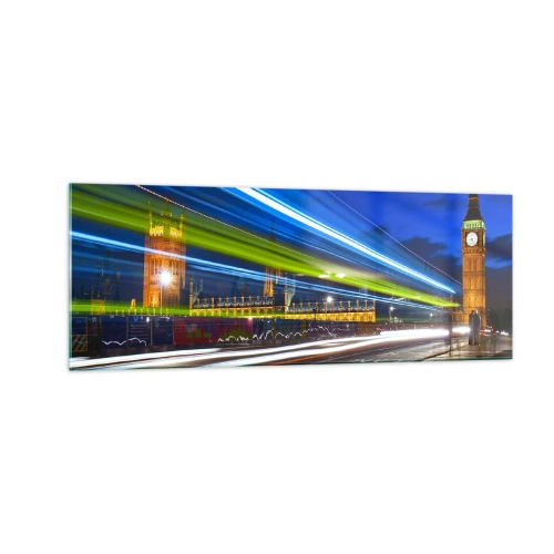 Tablou pe sticlă - Sub ochiul lui Big Ben - 140x50 cm