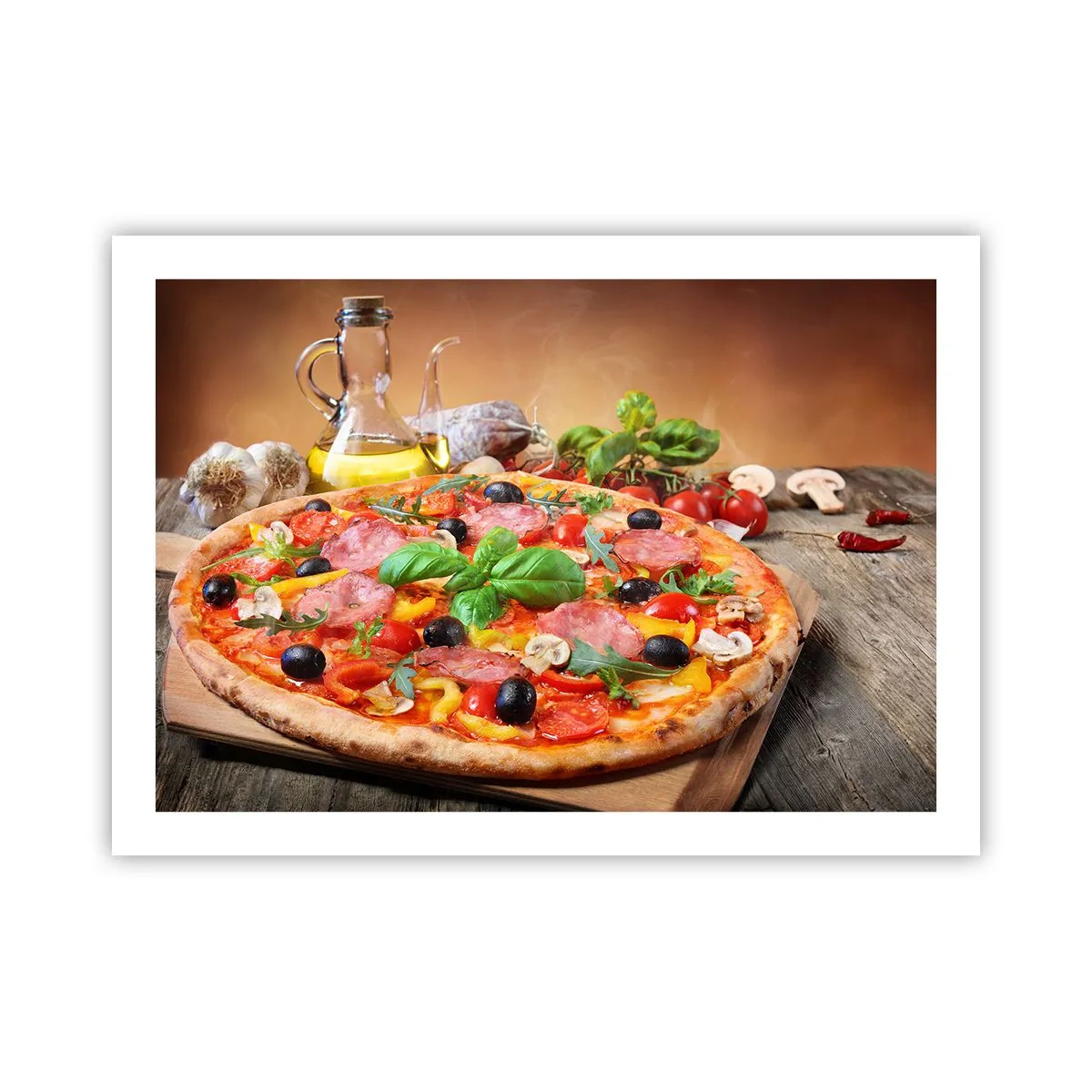 Poster - Cu o adevărată aromă italiană - 70x50 cm