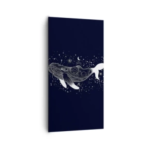 Tablou pe pânză - În oceanul universului - 65x120 cm