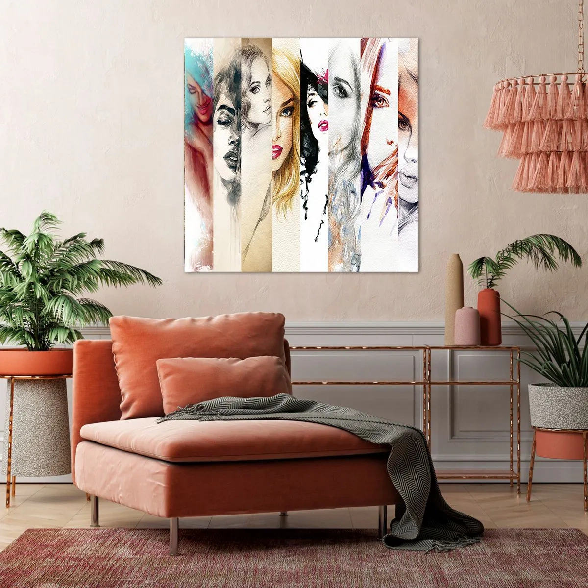 Tablou pe pânză - Și întotdeauna ești TU - 60x60 cm