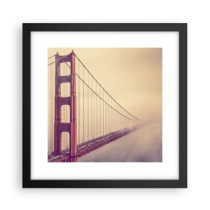 Poster în ramă neagră - Între cer și pământ - 30x30 cm