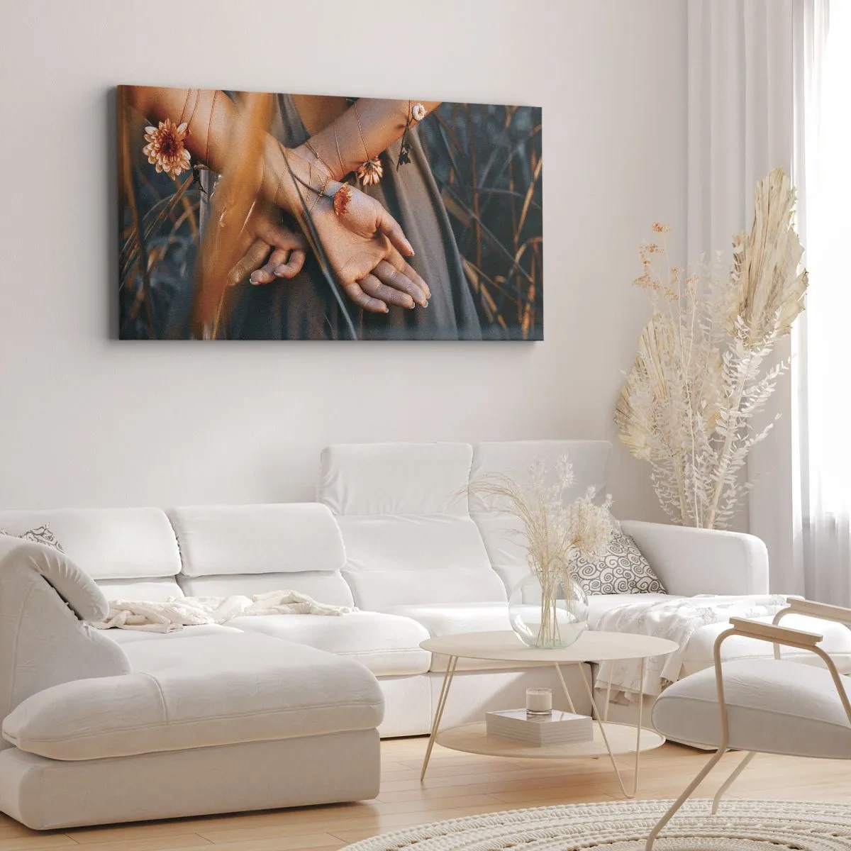 Tablou pe pânză - Legată de natură - 100x40 cm