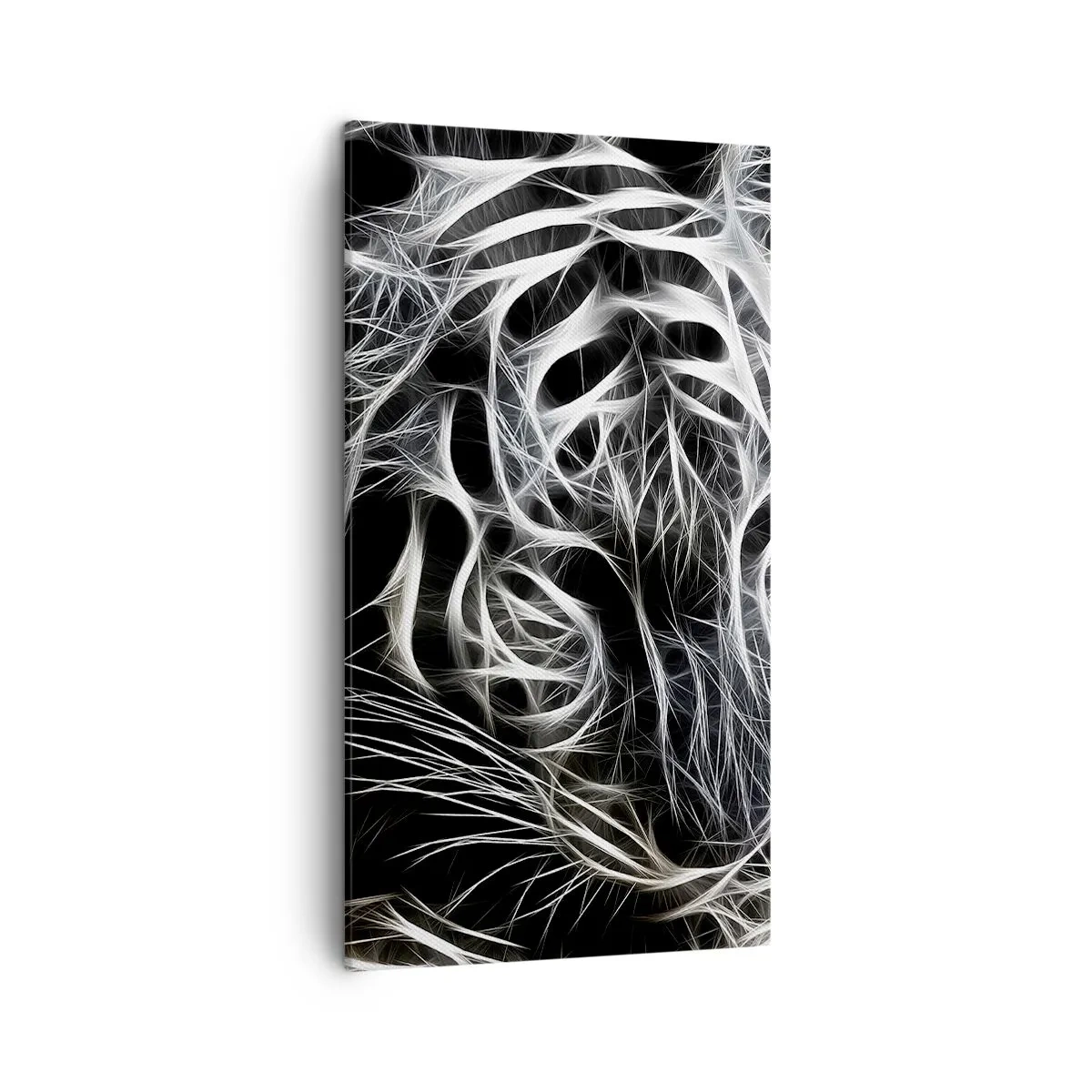 Tablou pe pânză - Un studiu al lejerității felinelor - 45x80 cm