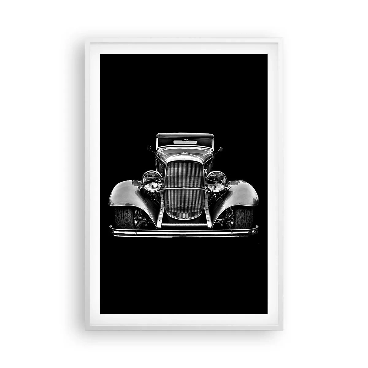 Poster în ramă albă - Un adevărat gentleman - 61x91 cm