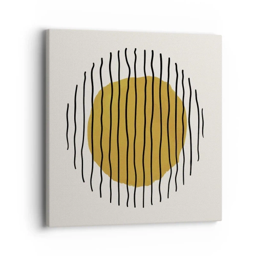 Tablou pe pânză - Abstracție tremurândă de căldură - 40x40 cm