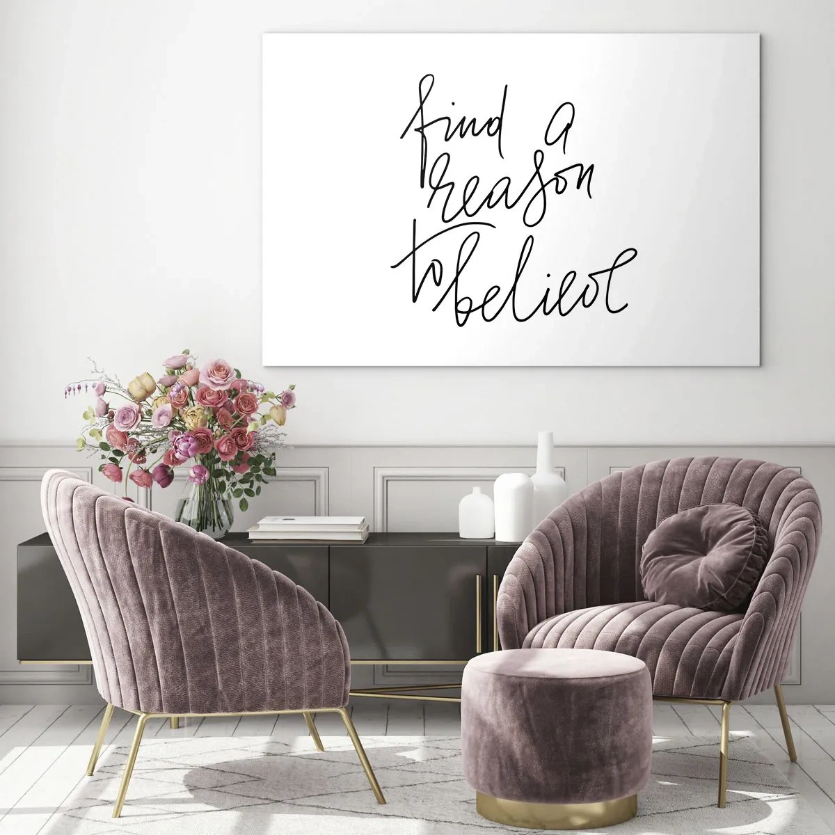 Tablou pe sticlă - Este posibil - 120x80 cm