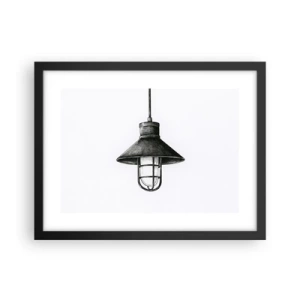 Poster în ramă neagră - Cu mulți ani în urmă... - 40x30 cm