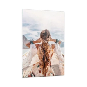 Tablou pe sticlă - Pe drumul spre fericire - 80x120 cm