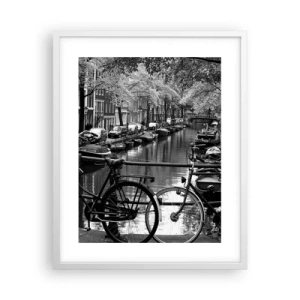 Poster în ramă albă - O perspectivă foarte olandeză - 40x50 cm