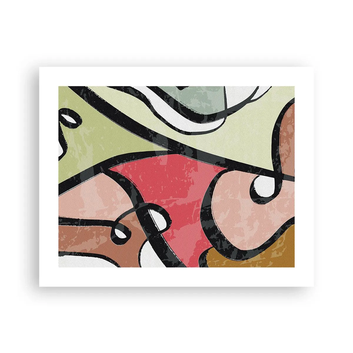 Poster - Piruetă printre culori - 50x40 cm