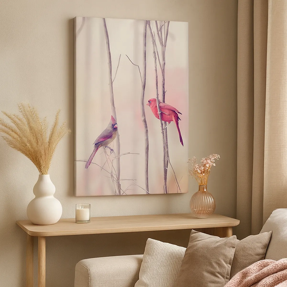 Tablou pe pânză - O poveste din Pădurea Roz - 50x70 cm