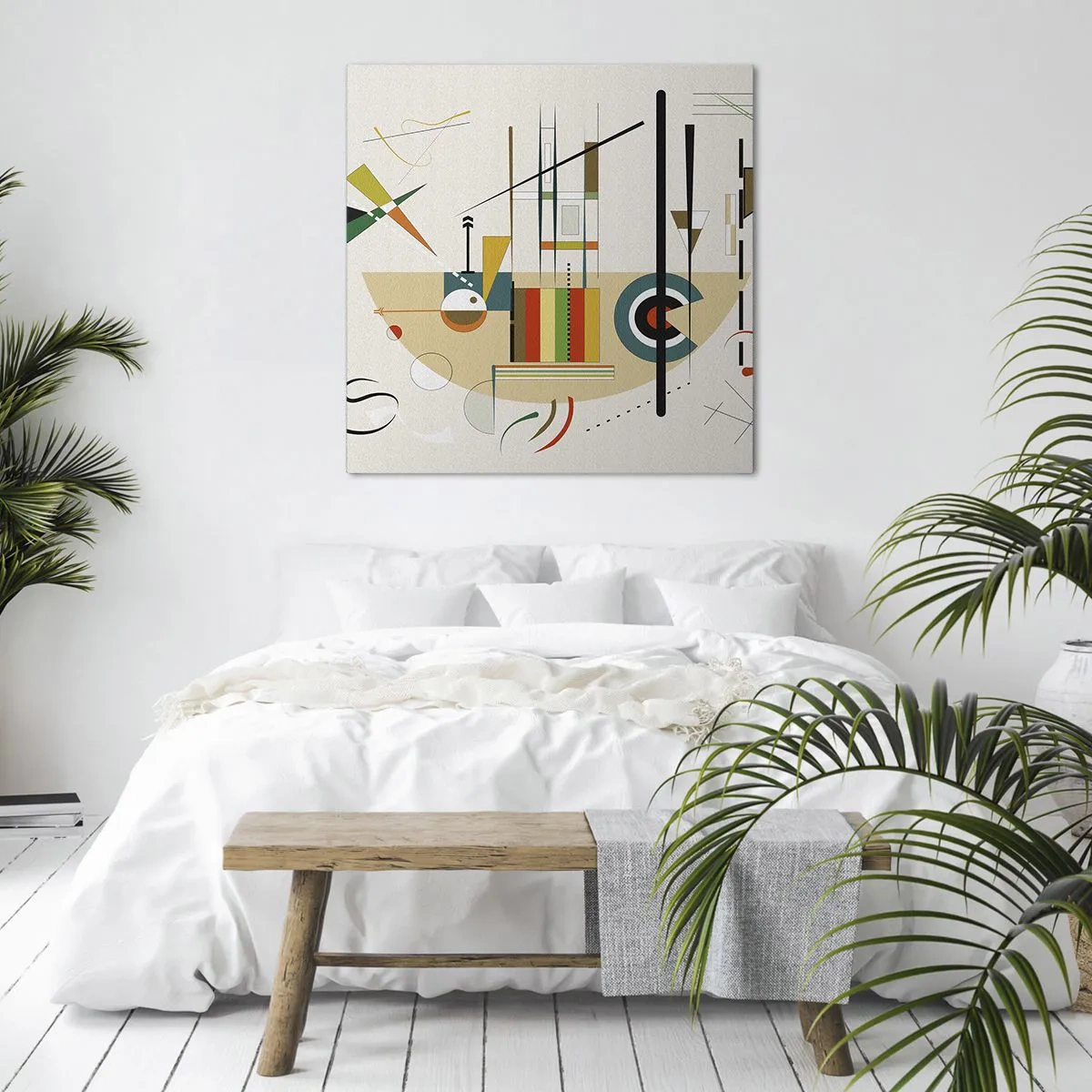 Tablou pe pânză - Și lumea râde - 60x60 cm