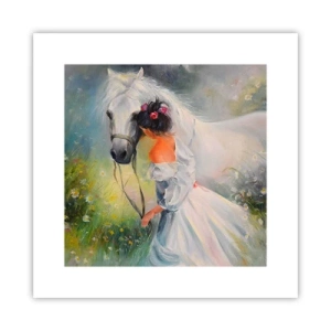 Poster - Ca dintr-un vis frumos - 30x30 cm