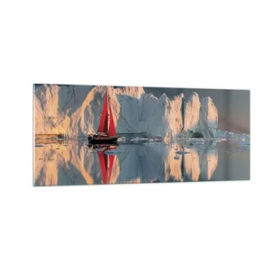 Tablou pe sticlă - La capătul lumii - 100x40 cm