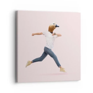 Tablou pe pânză - Un strop de absurditate - 30x30 cm