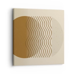 Tablou pe pânză - Despre originea figurilor geometrice - 30x30 cm