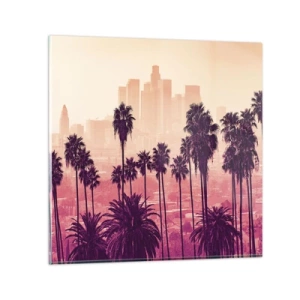 Tablou pe sticlă - Peisaj din California - 30x30 cm
