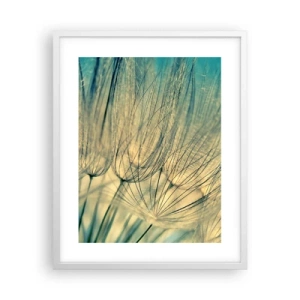 Poster în ramă albă - Așteptând vântul - 40x50 cm