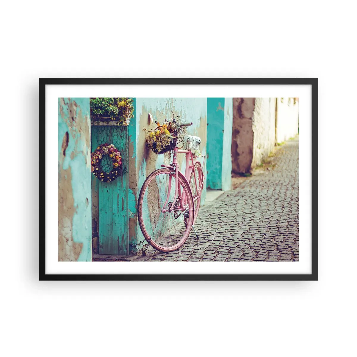 Poster în ramă neagră - Mă întorc imediat - 70x50 cm