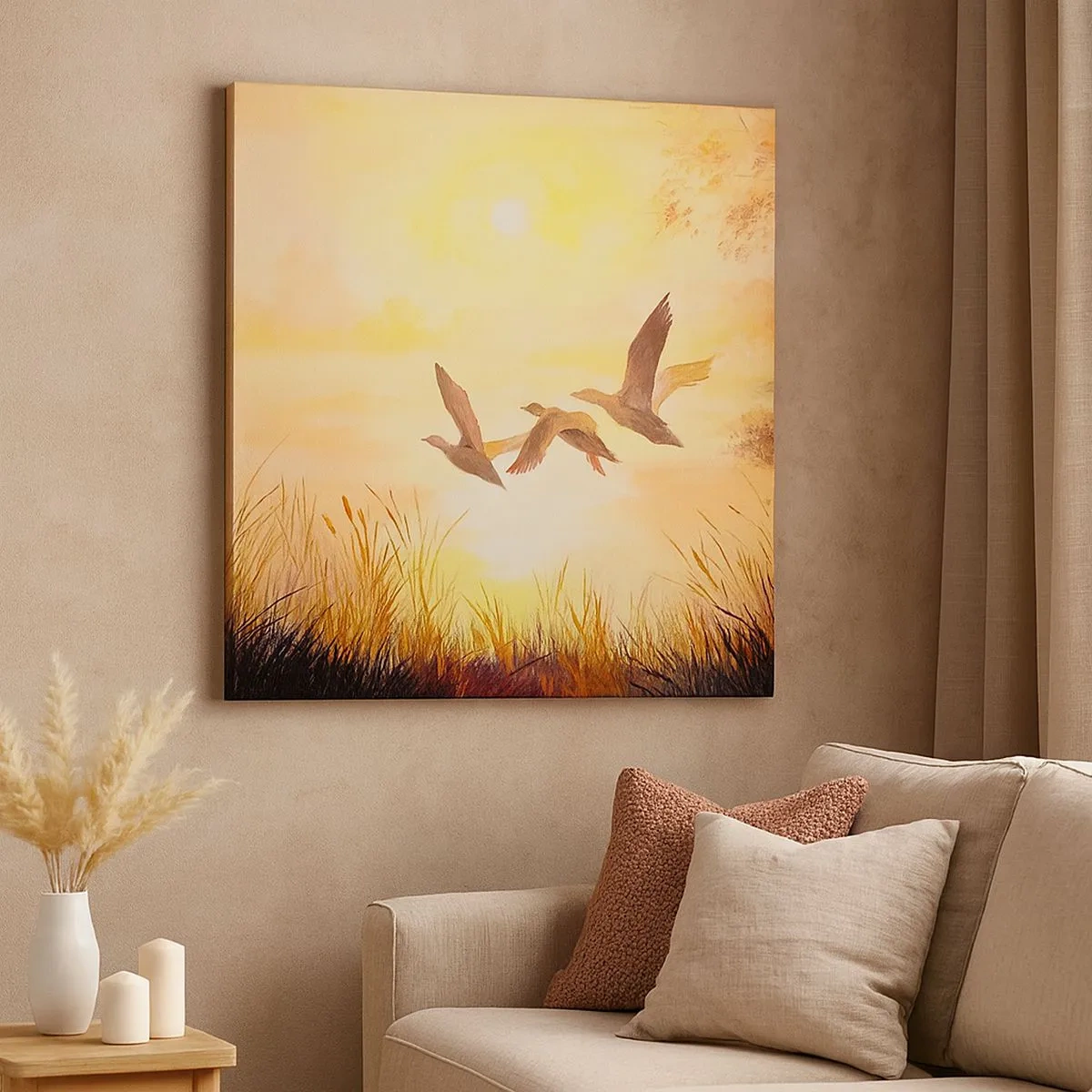 Tablou pe pânză - Începutul unei lungi călătorii - 30x30 cm