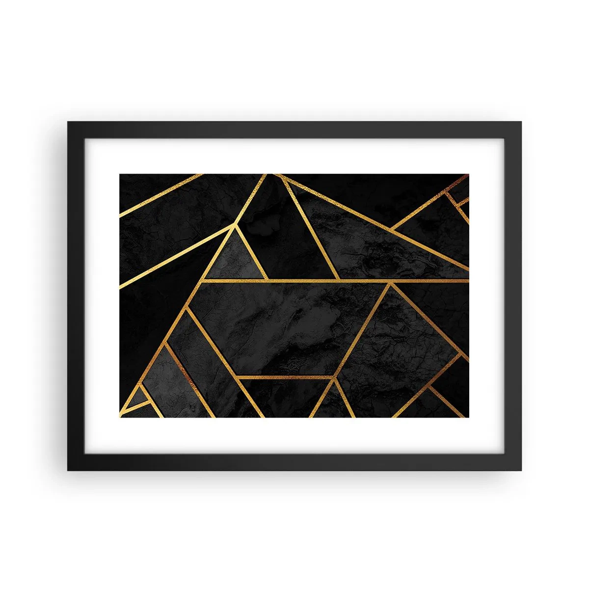 Poster în ramă neagră - Întuneric și lumină - 40x30 cm