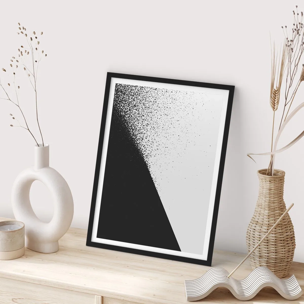 Poster în ramă neagră - Din ce în ce mai repede, din ce în ce mai mult - 70x100 cm