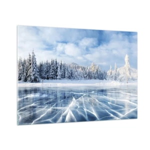 Tablou pe sticlă - O priveliște orbitoare și cristalină - 100x70 cm