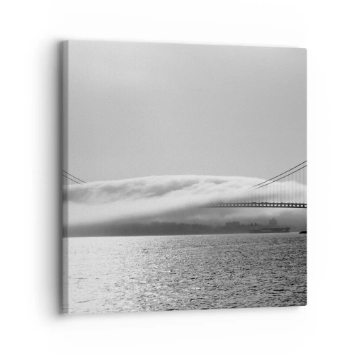 Tablou pe pânză - Să trecem prin Golden Gate - 30x30 cm