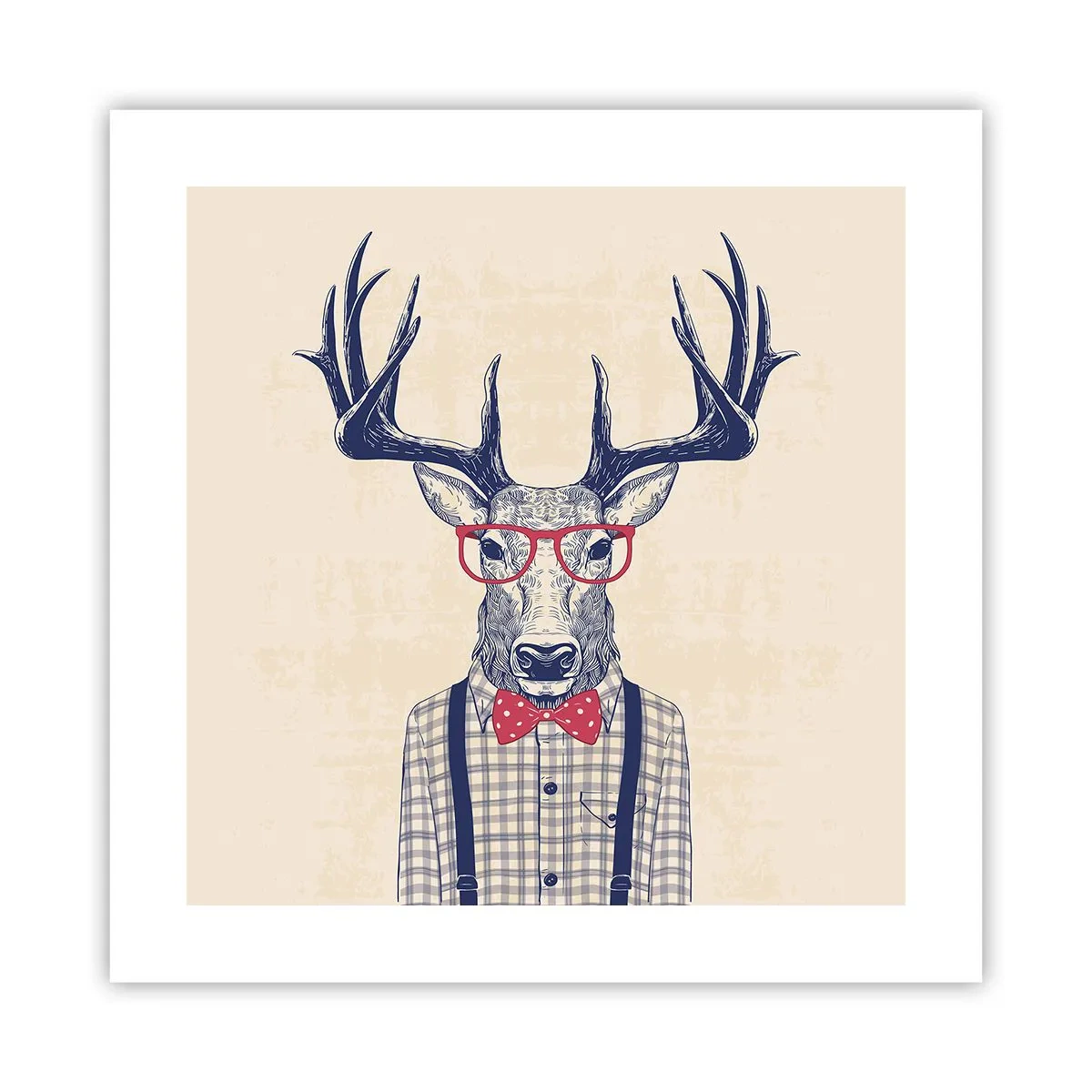 Poster - O extravaganță jucăușă - 40x40 cm