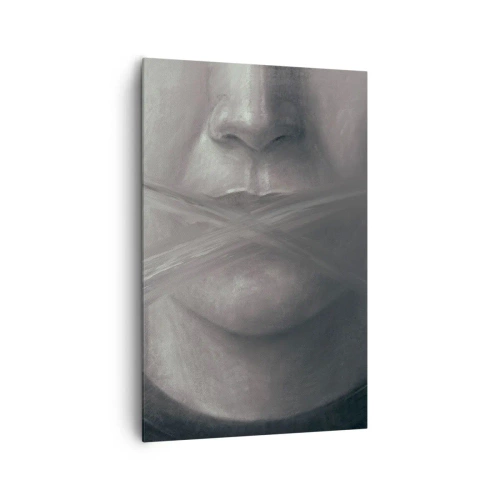 Tablou pe pânză - Nici un cuvânt - 80x120 cm