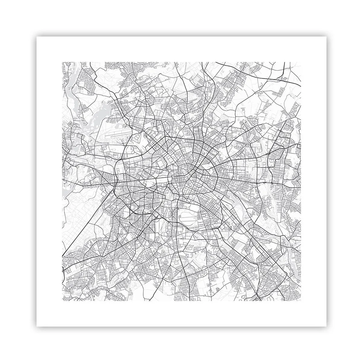 Poster - Floare de Berlin - 40x40 cm