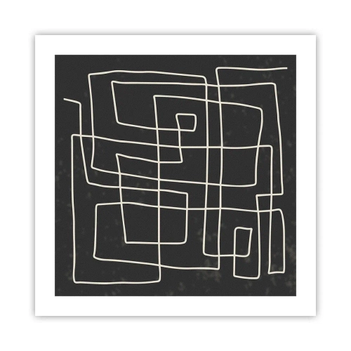 Poster - Nu atât de simplu - 50x50 cm