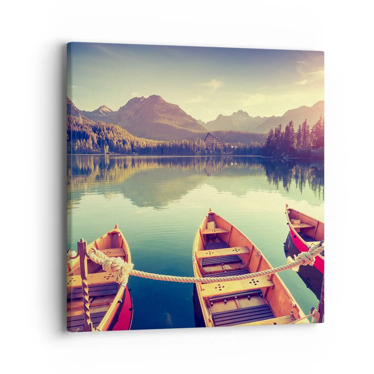 Tablou pe pânză - Pentru a trăi după legile sale - 40x40 cm