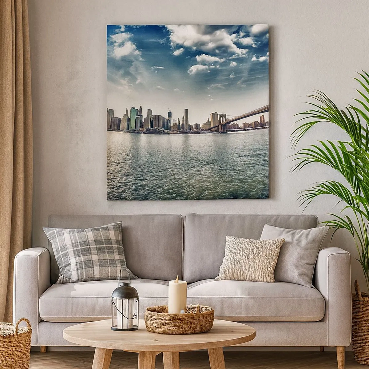 Tablou pe pânză - Insula de sticlă - 30x30 cm